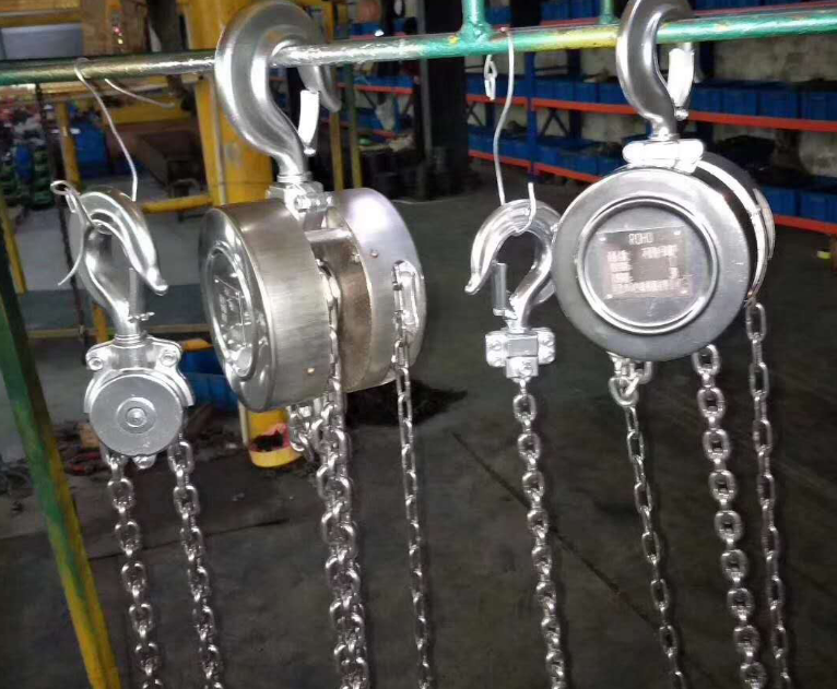 冠航牌不銹鋼手拉葫蘆